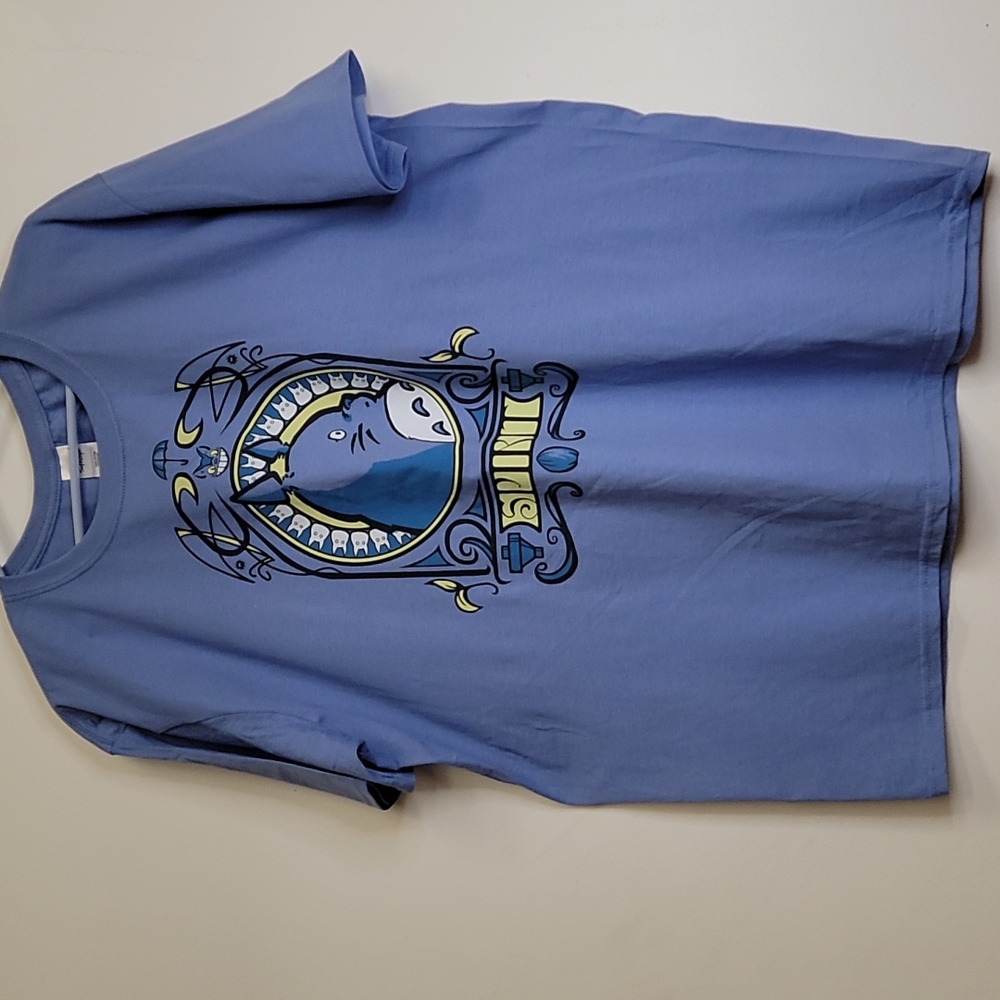 My Neighbor Totoro Blue Tshirt Unisex XL